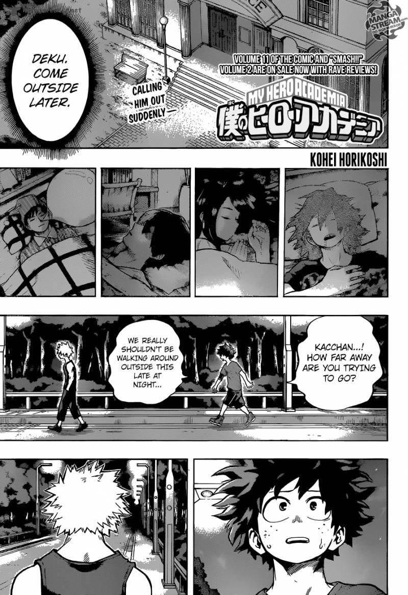 My Hero Academia Chapter 117 Page 1