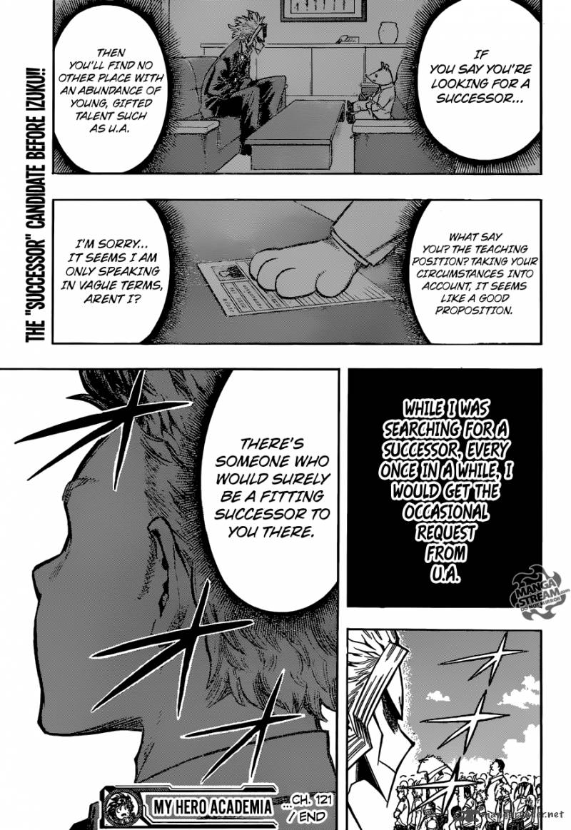 My Hero Academia Chapter 121 Page 17