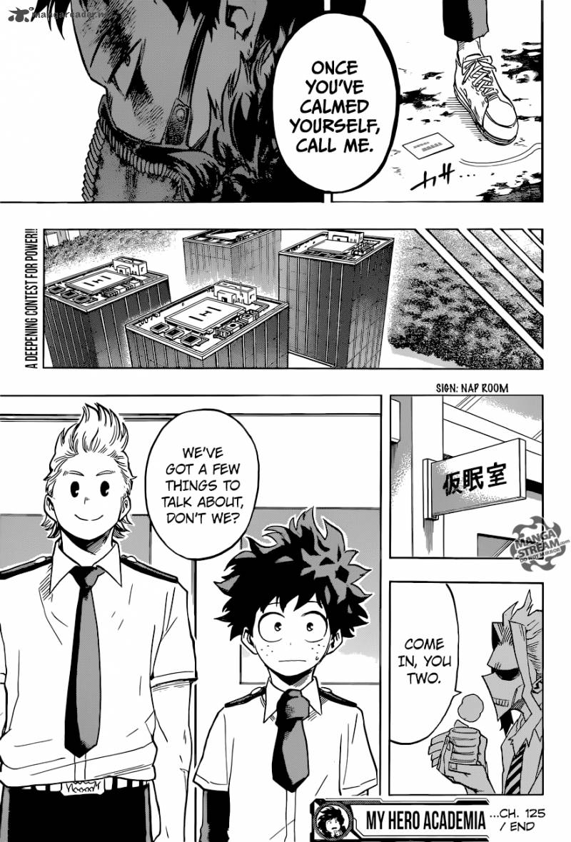 My Hero Academia Chapter 125 Page 18