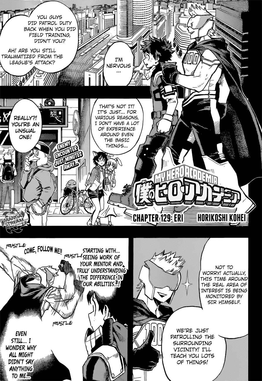 My Hero Academia Chapter 129 Page 1