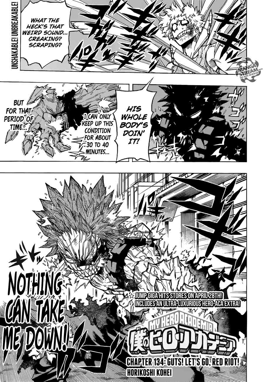 My Hero Academia Chapter 134 Page 1