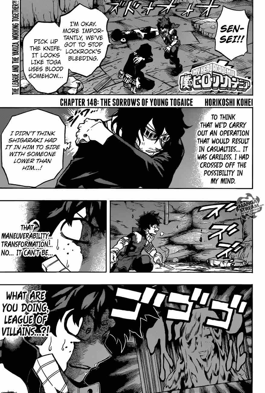 My Hero Academia Chapter 148 Page 1