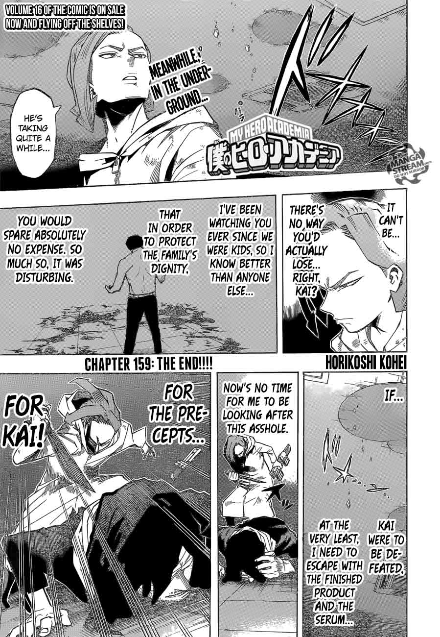 My Hero Academia Chapter 159 Page 1