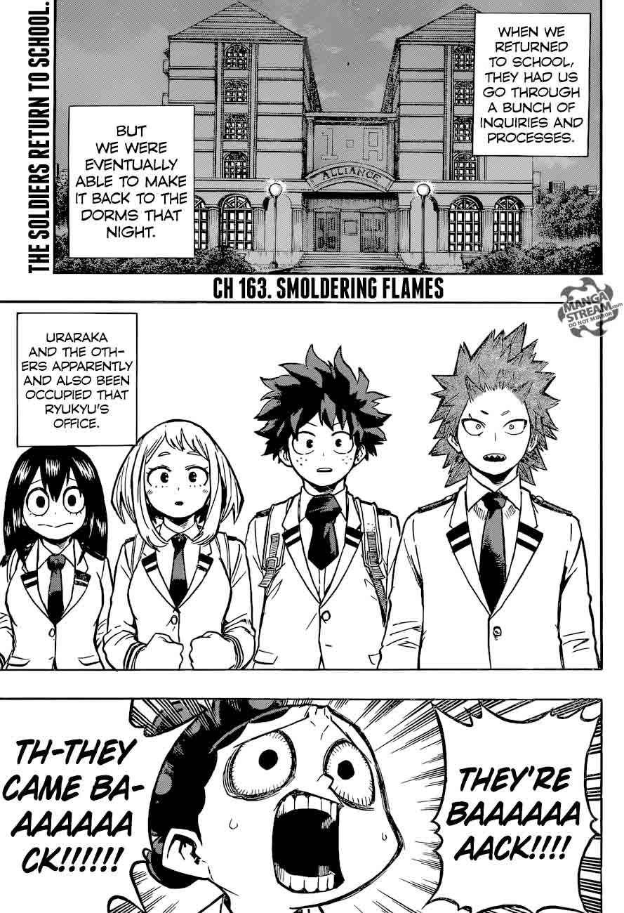 My Hero Academia Chapter 163 Page 1