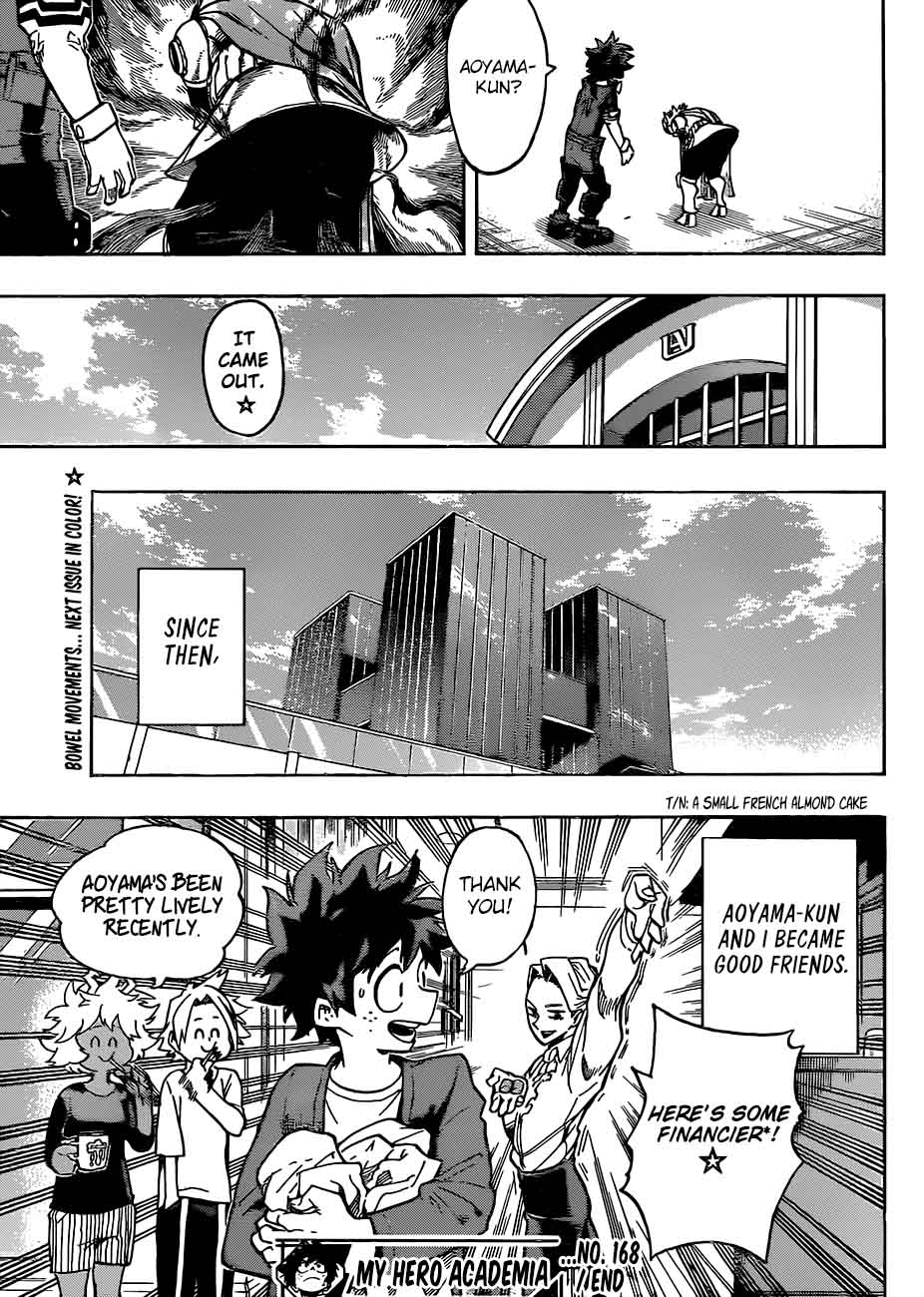 My Hero Academia Chapter 168 Page 17