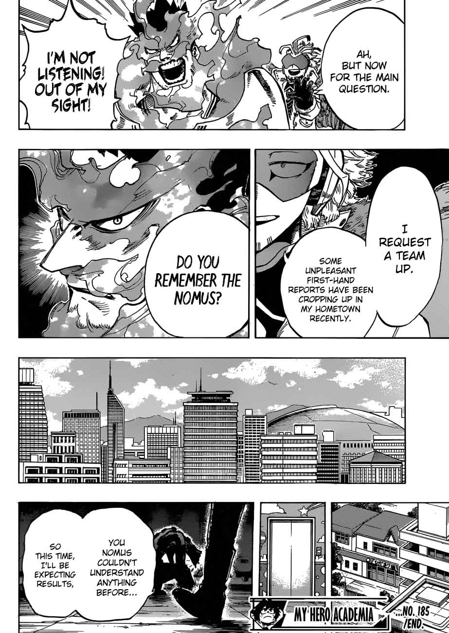 My Hero Academia Chapter 185 Page 14