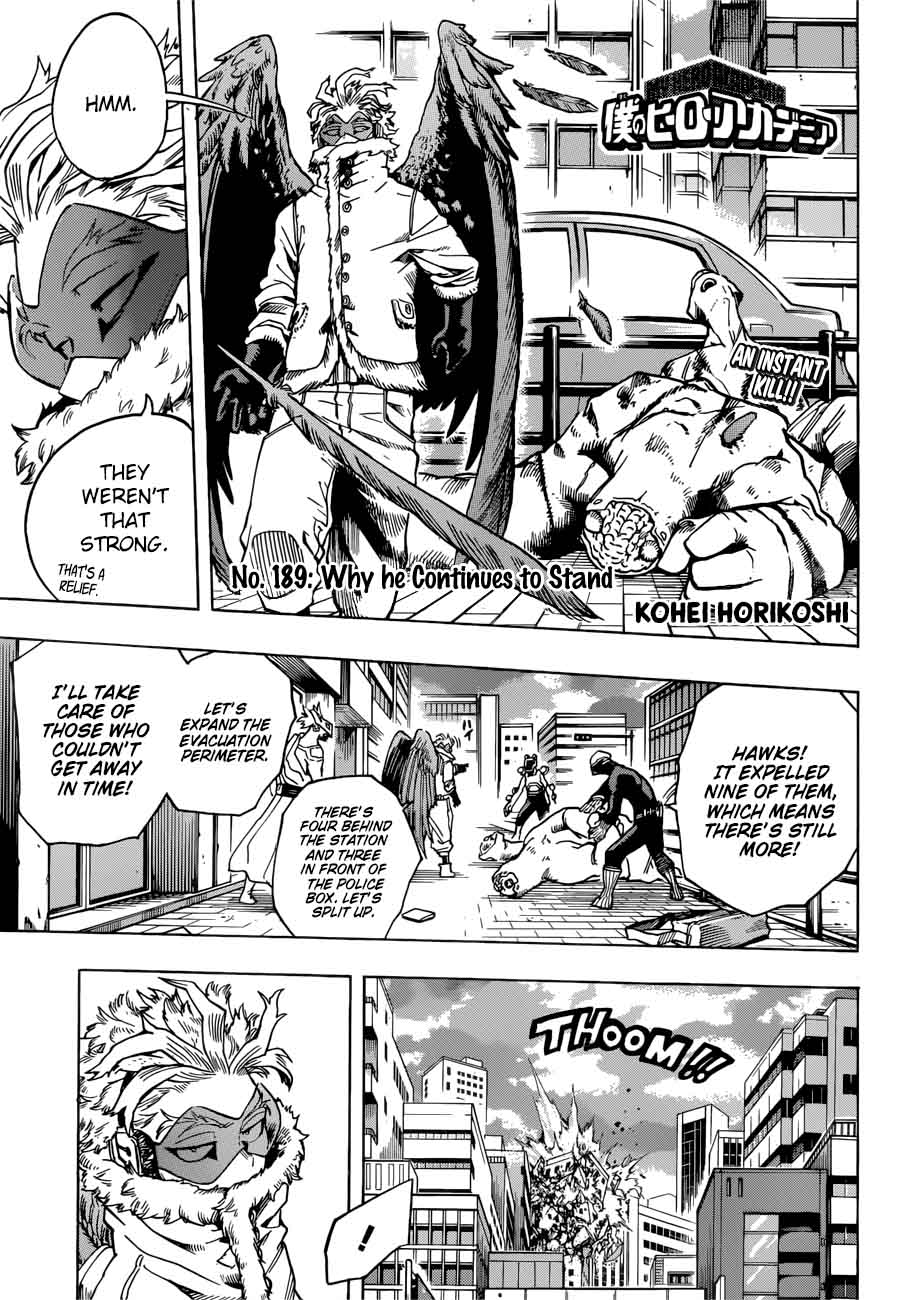 My Hero Academia Chapter 189 Page 1