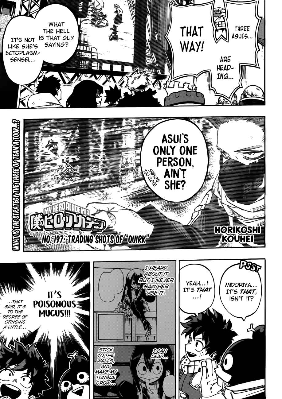 My Hero Academia Chapter 197 Page 1