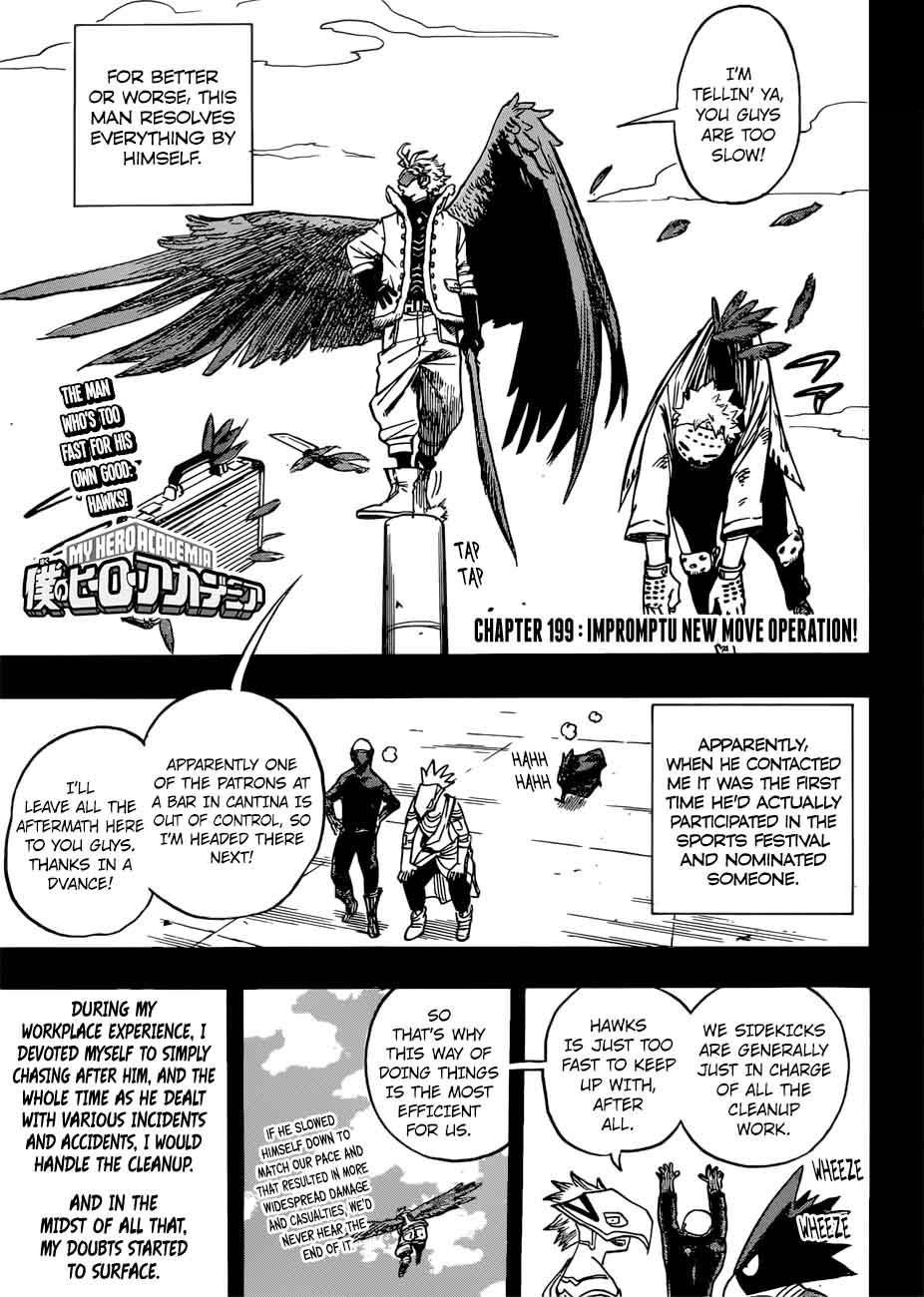 My Hero Academia Chapter 199 Page 1