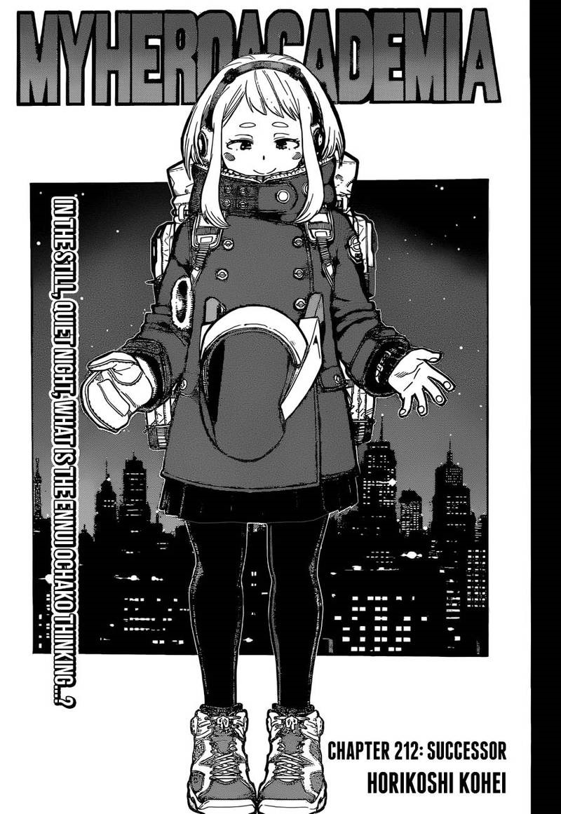 My Hero Academia Chapter 212 Page 1