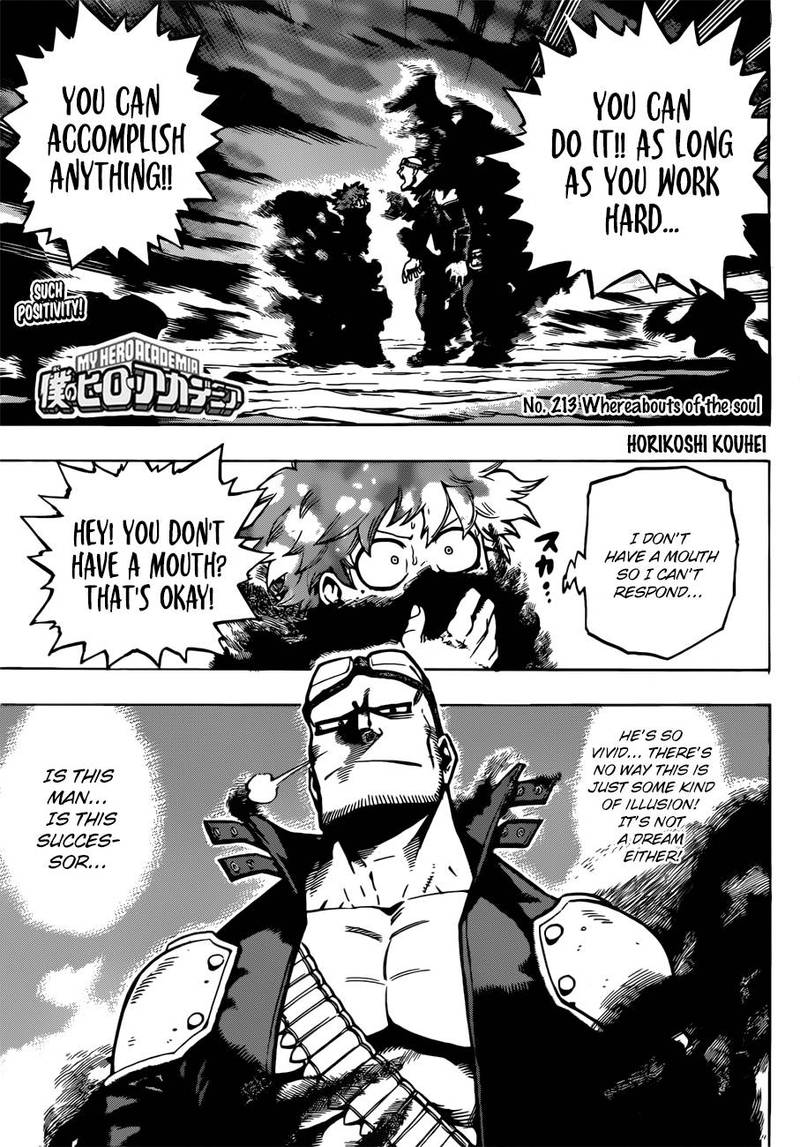 My Hero Academia Chapter 213 Page 1