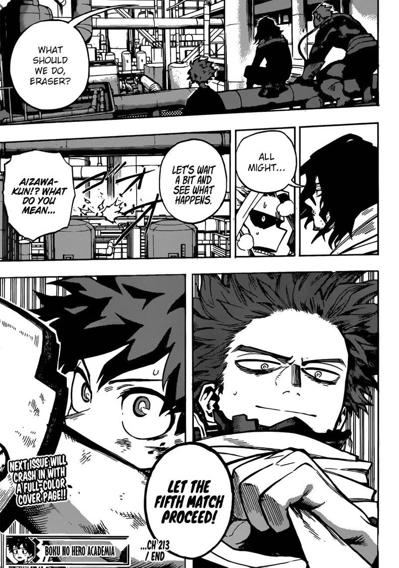 My Hero Academia Chapter 213 Page 14