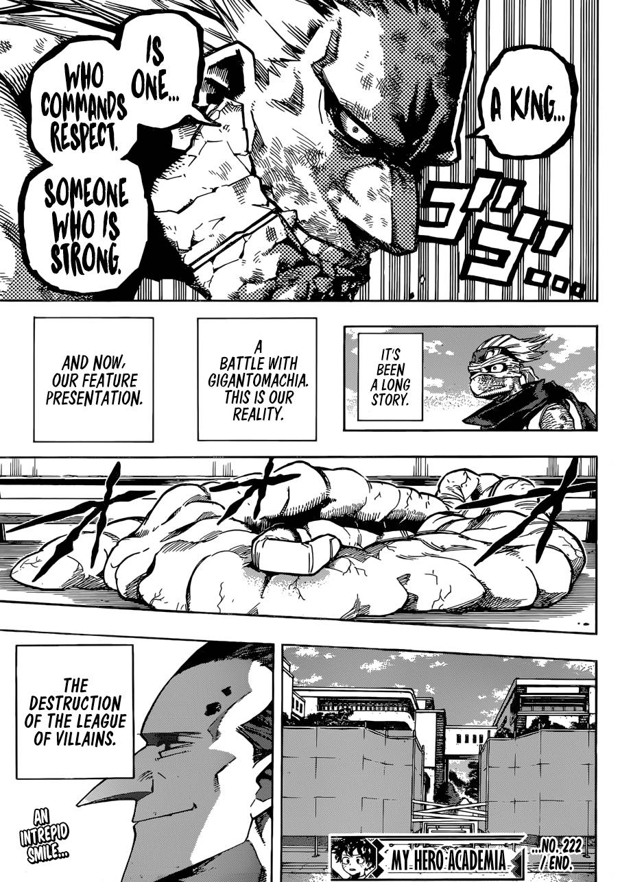 My Hero Academia Chapter 222 Page 14