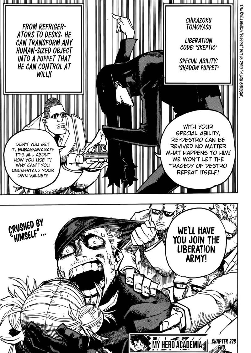 My Hero Academia Chapter 228 Page 13