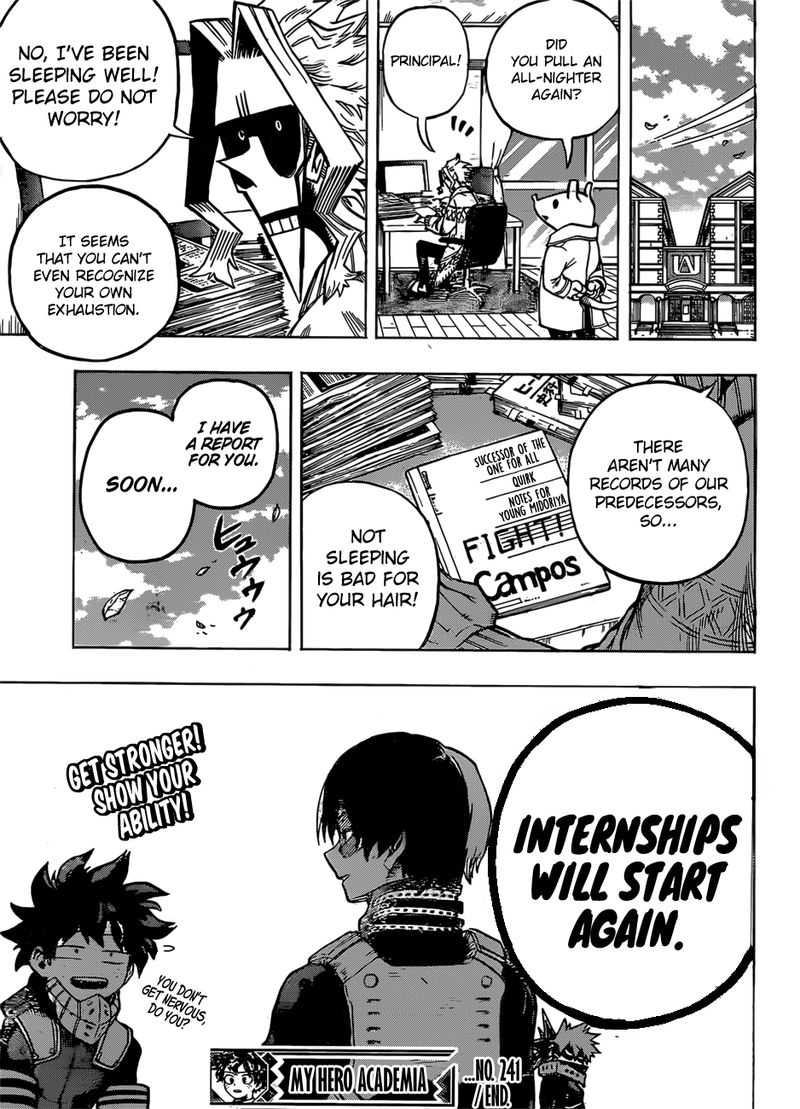 My Hero Academia Chapter 241 Page 17