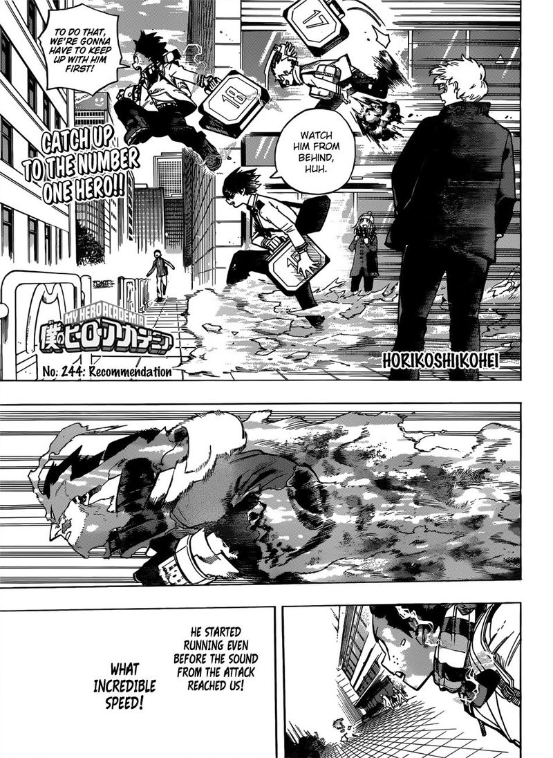 My Hero Academia Chapter 244 Page 1