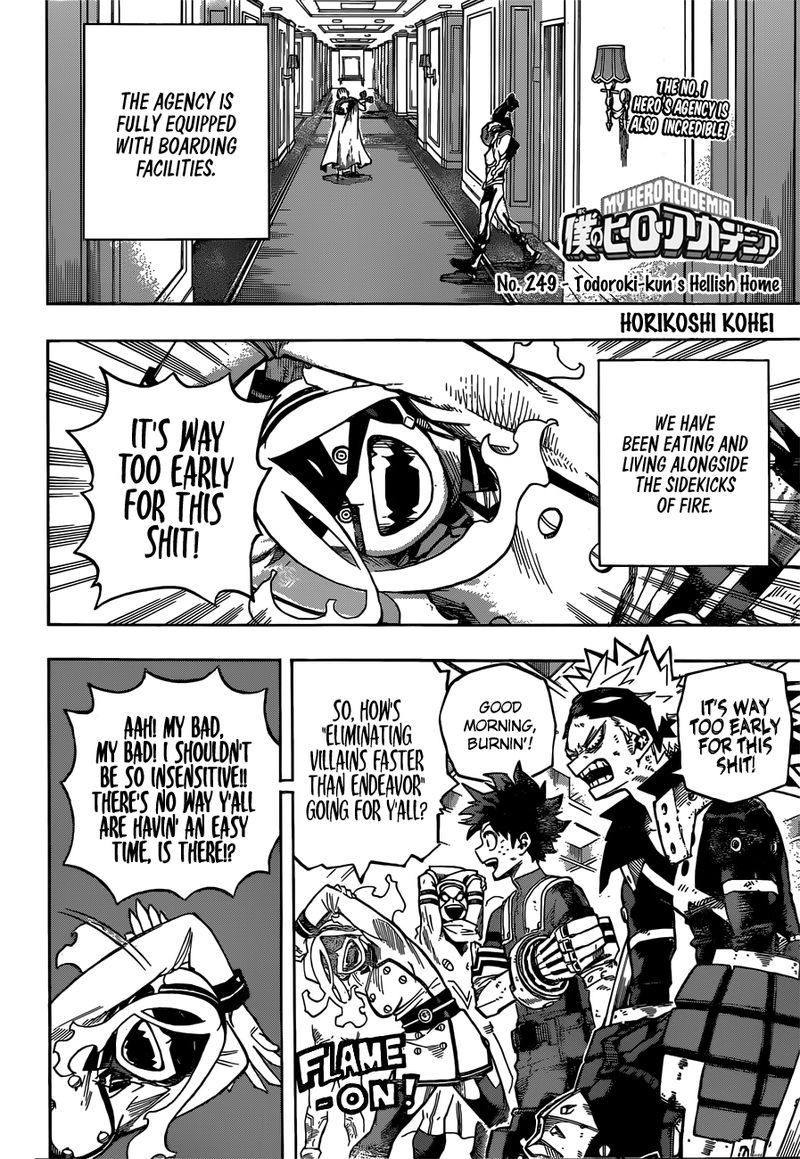 My Hero Academia Chapter 249 Page 2