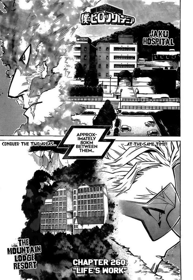 My Hero Academia Chapter 260 Page 1