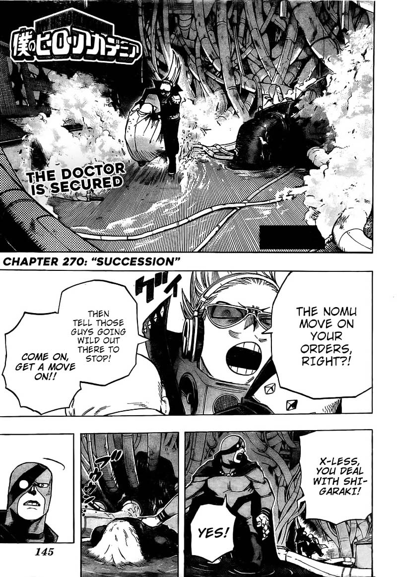 My Hero Academia Chapter 270 Page 1