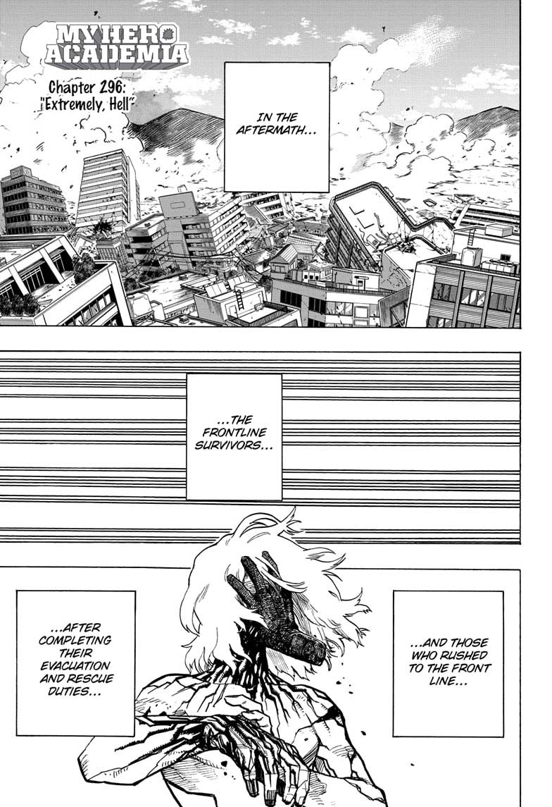 My Hero Academia Chapter 296 Page 1