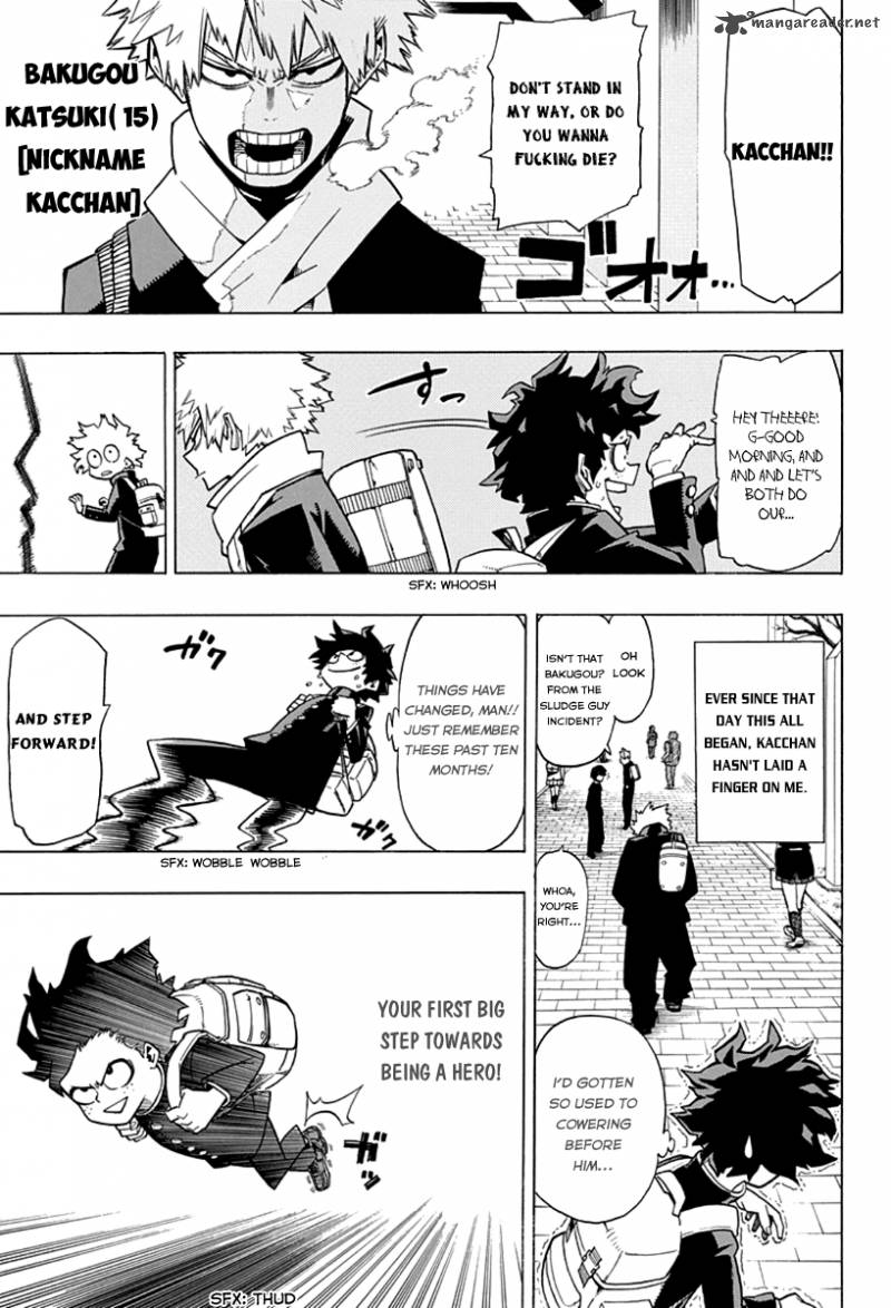 My Hero Academia Chapter 3 Page 5