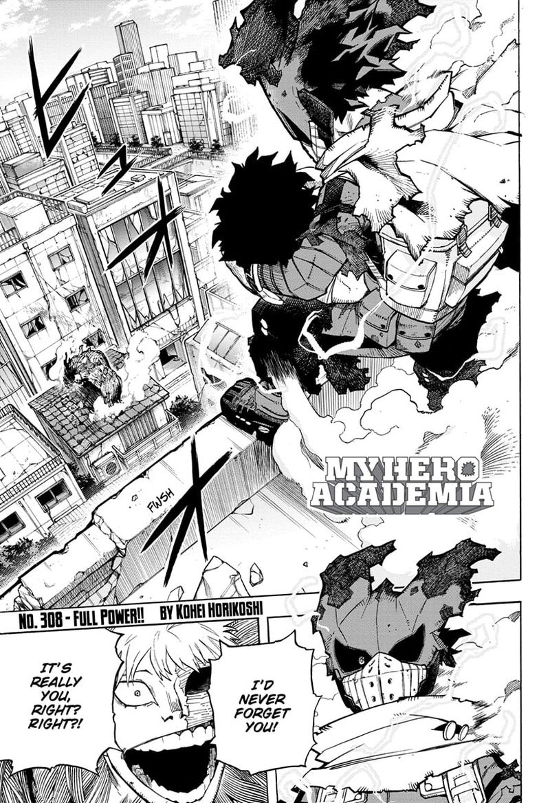 My Hero Academia Chapter 308 Page 1