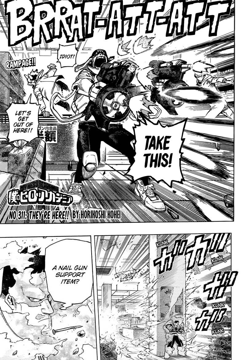 My Hero Academia Chapter 311 Page 1