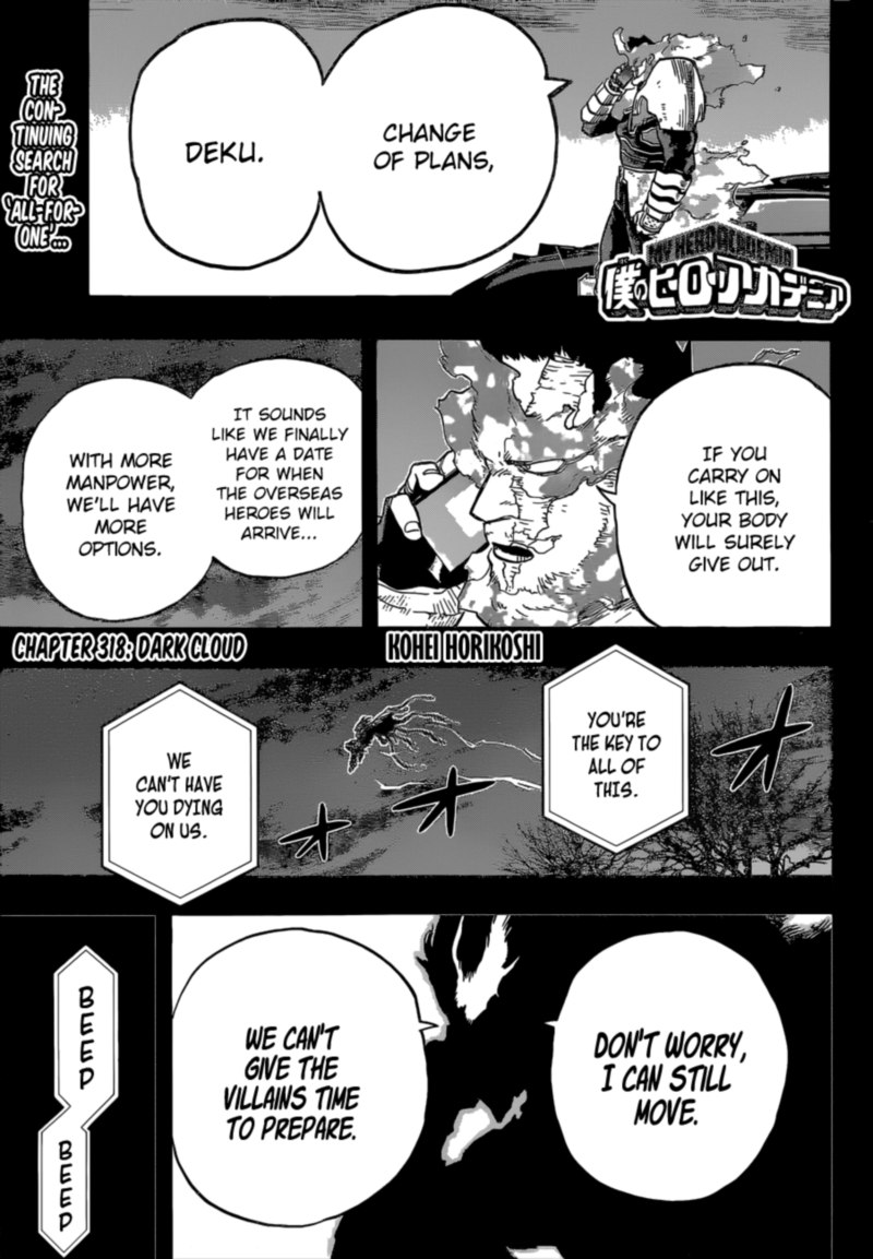 My Hero Academia Chapter 318 Page 1