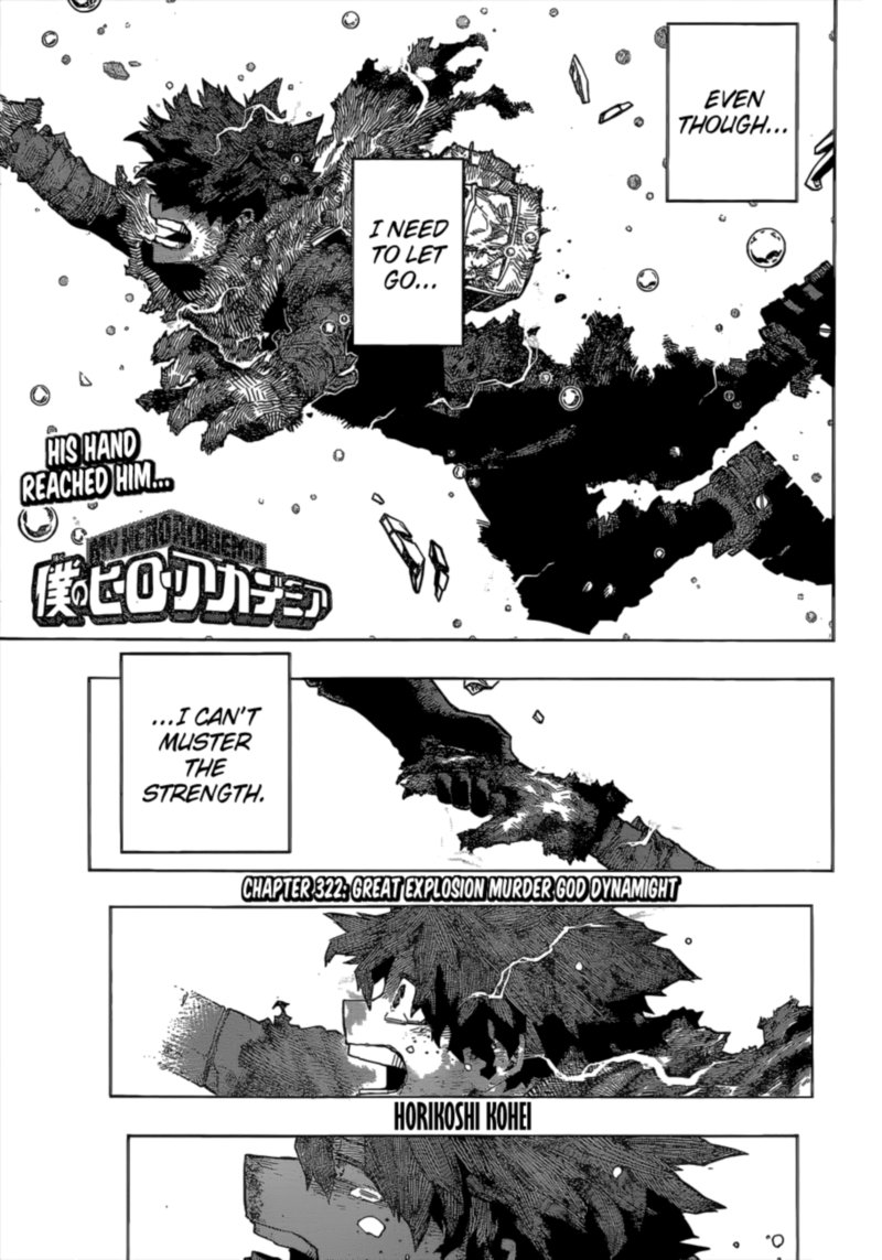 My Hero Academia Chapter 322 Page 1