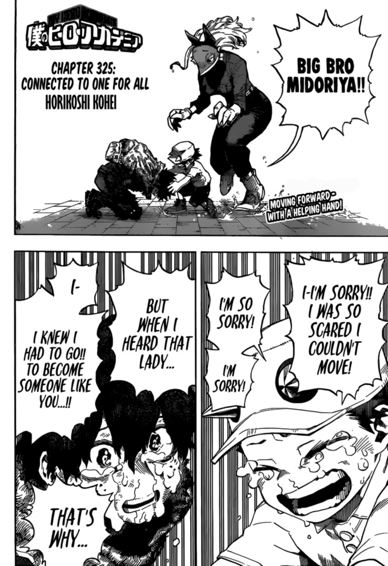 My Hero Academia Chapter 325 Page 2