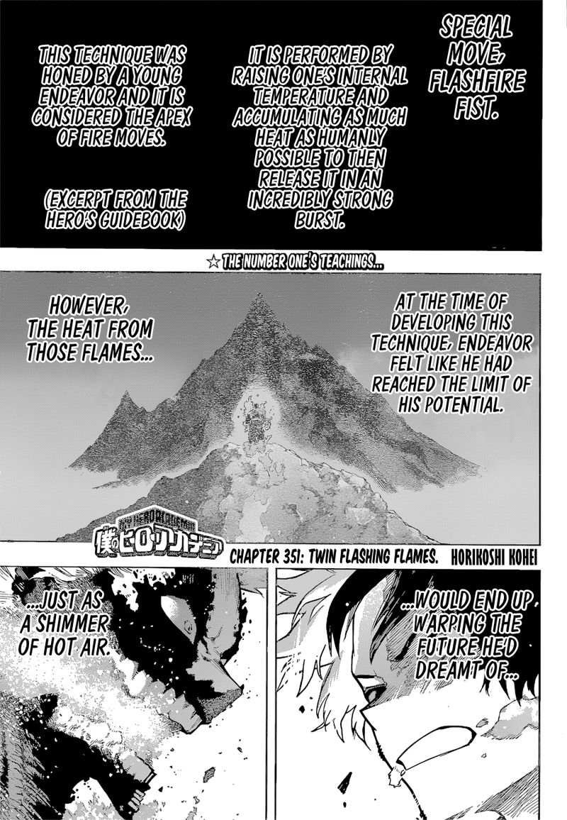 My Hero Academia Chapter 351 Page 1