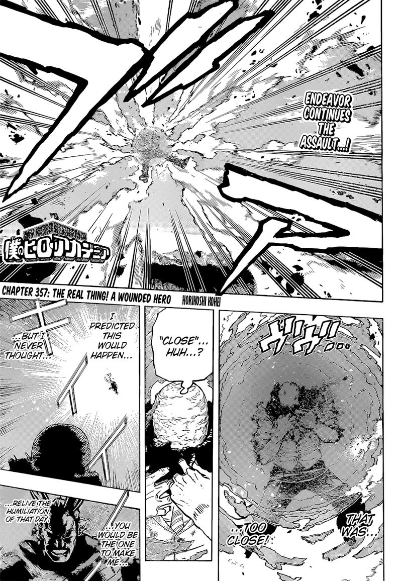 My Hero Academia Chapter 357 Page 1