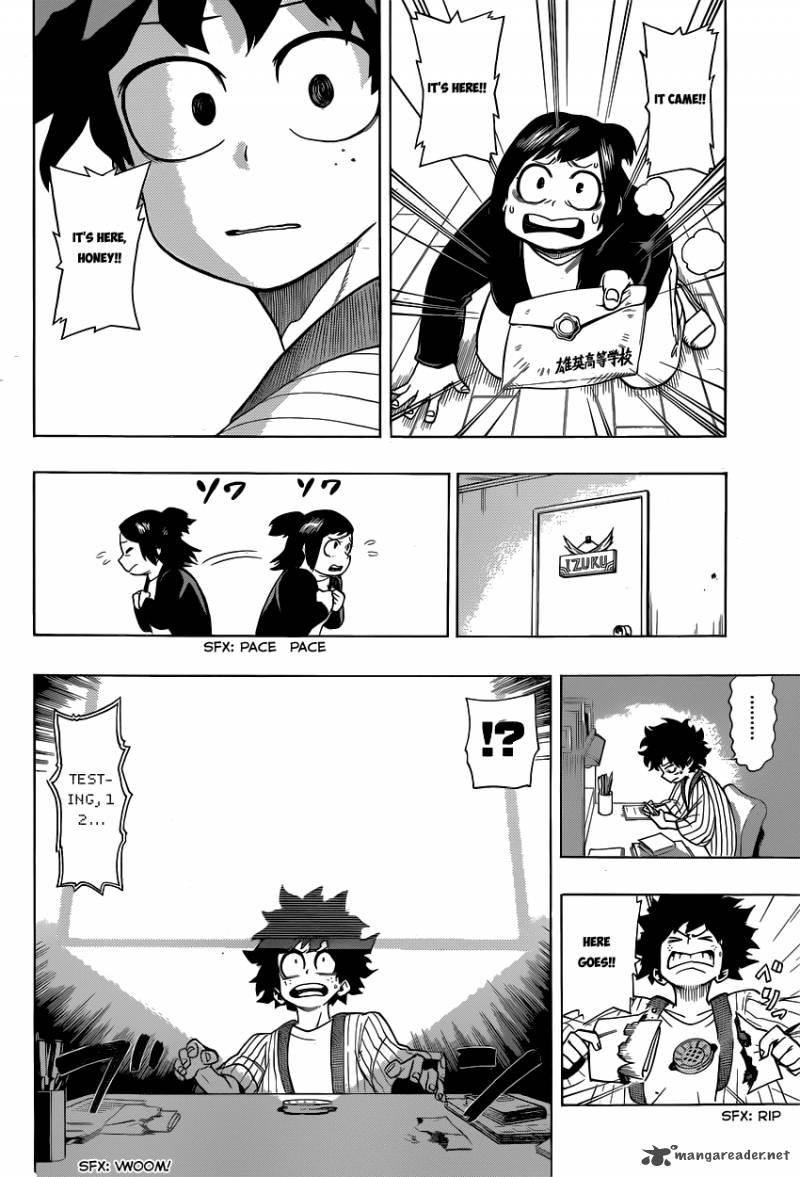 My Hero Academia Chapter 4 Page 14