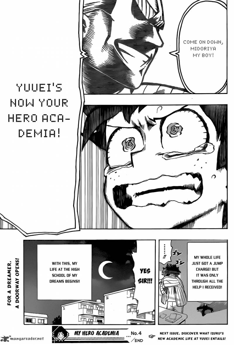 My Hero Academia Chapter 4 Page 21