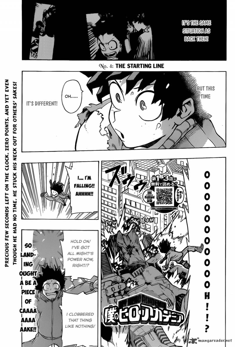 My Hero Academia Chapter 4 Page 3