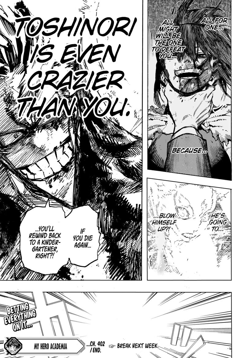 My Hero Academia Chapter 402 Page 15