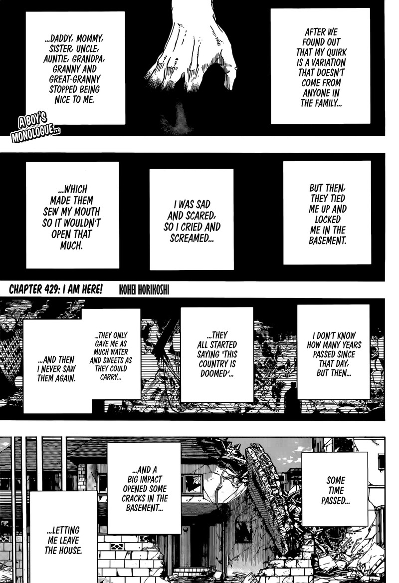 My Hero Academia Chapter 429 Page 4