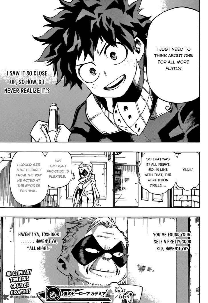 My Hero Academia Chapter 47 Page 20