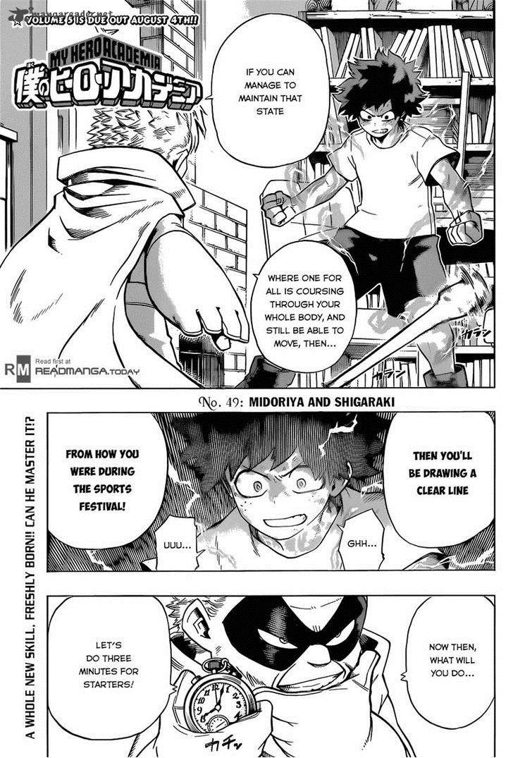 My Hero Academia Chapter 49 Page 1