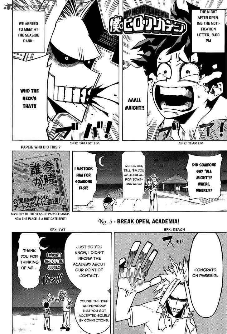 My Hero Academia Chapter 5 Page 4