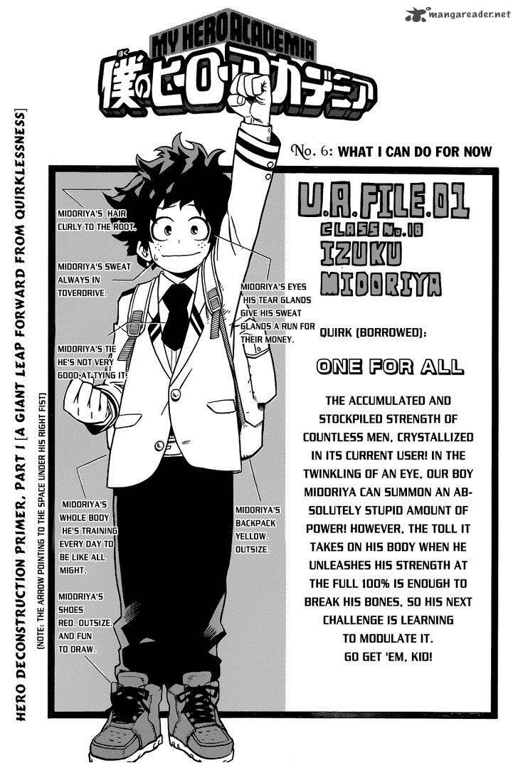 My Hero Academia Chapter 6 Page 3