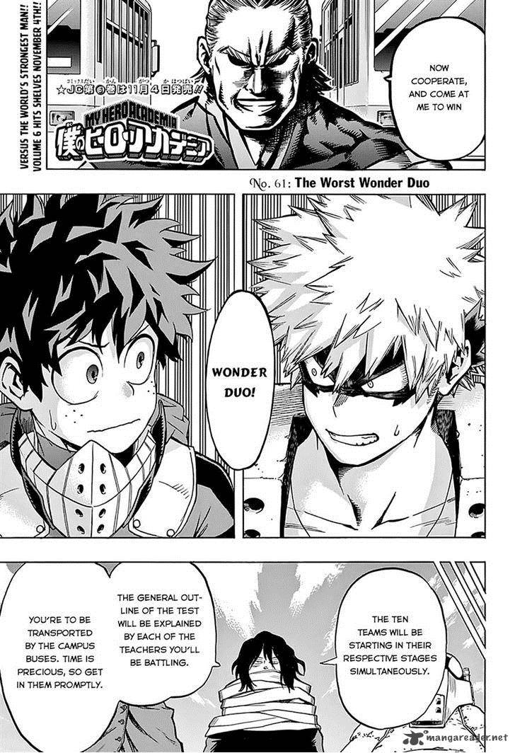 My Hero Academia Chapter 61 Page 1