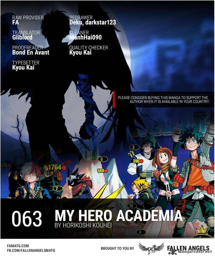 My Hero Academia Chapter 63 Page 1