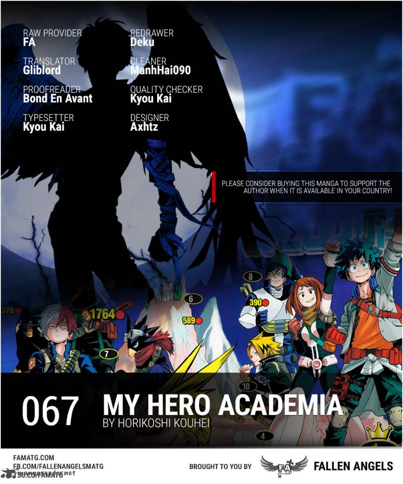 My Hero Academia Chapter 67 Page 1