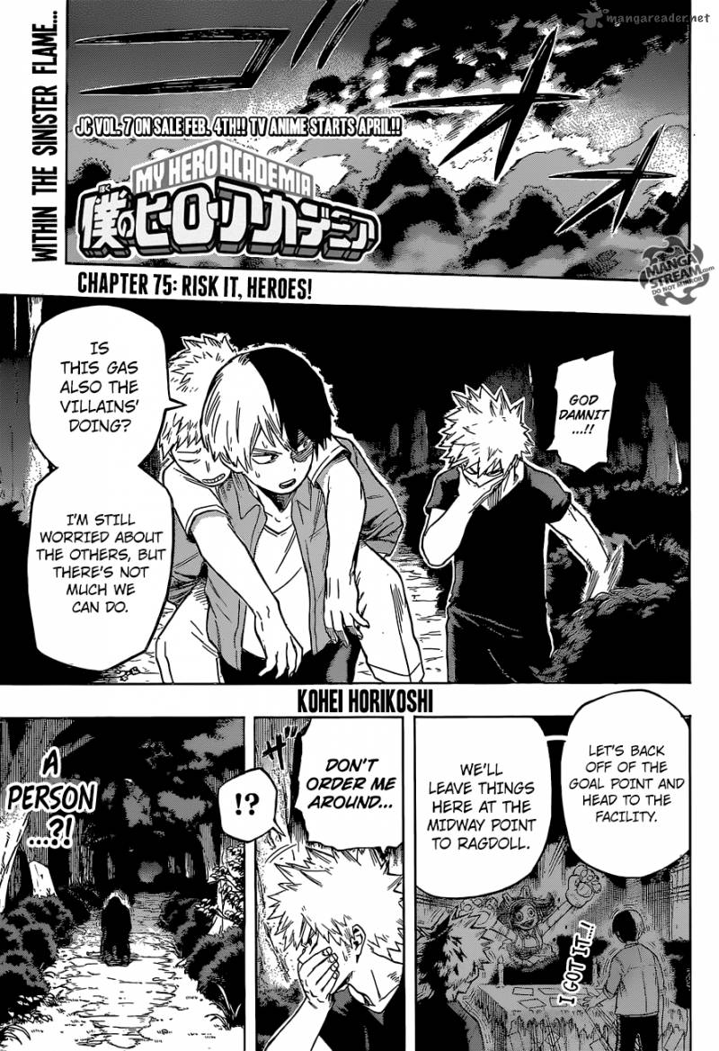 My Hero Academia Chapter 75 Page 1