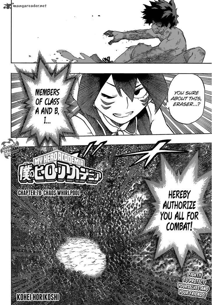 My Hero Academia Chapter 78 Page 3