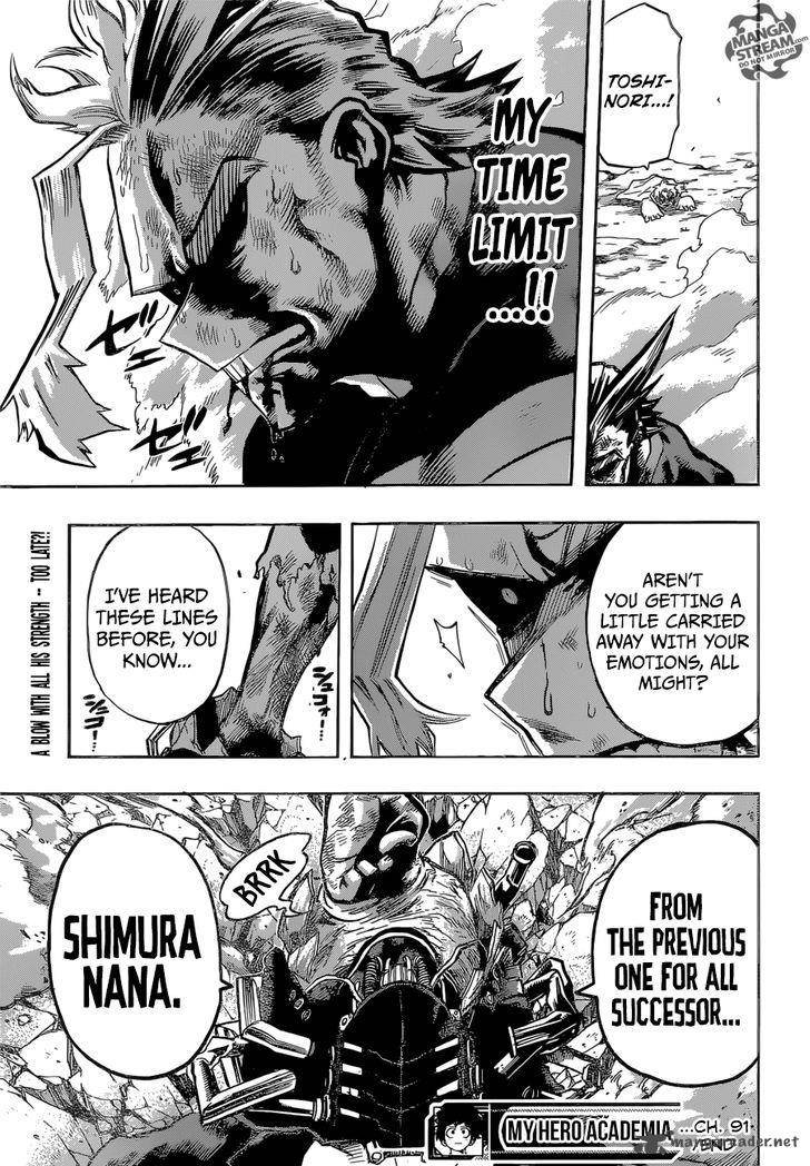 My Hero Academia Chapter 91 Page 20