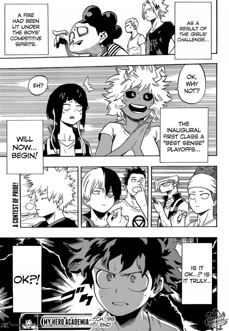 My Hero Academia Chapter 98 Page 19