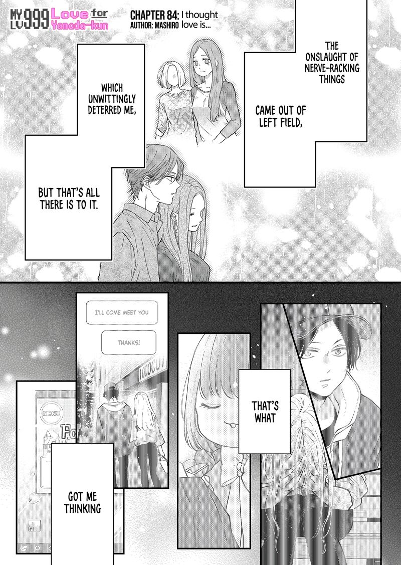 My Lvl999 Love For Yamada Kun Chapter 84 Page 1