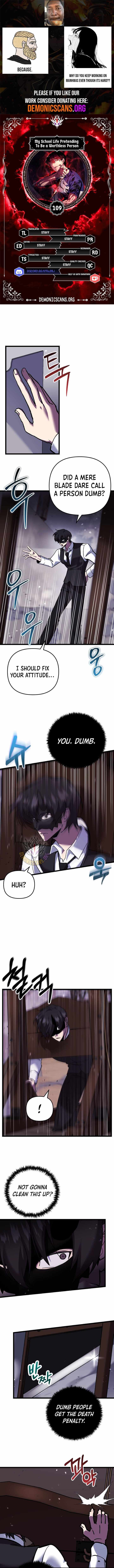 My School Life Pretending To Be A Worthless Person Chapter 109 Page 1